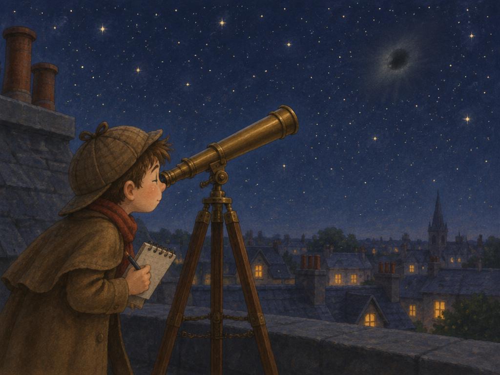 Illustration for The Case of the Silent Comet