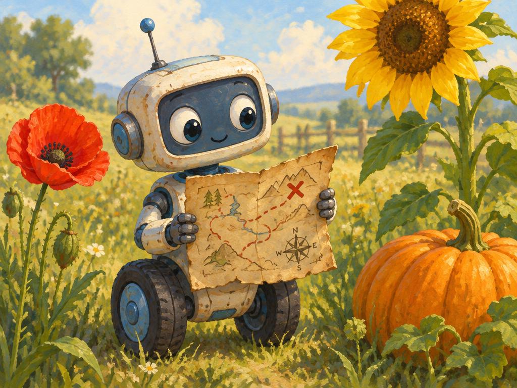 Illustration for Robo and the Rainbow Map